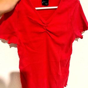 a cute red vintage target shirt